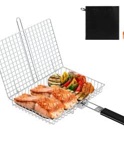 Canasta de Parrilla de 1 Paquete con Mango Desmontable y