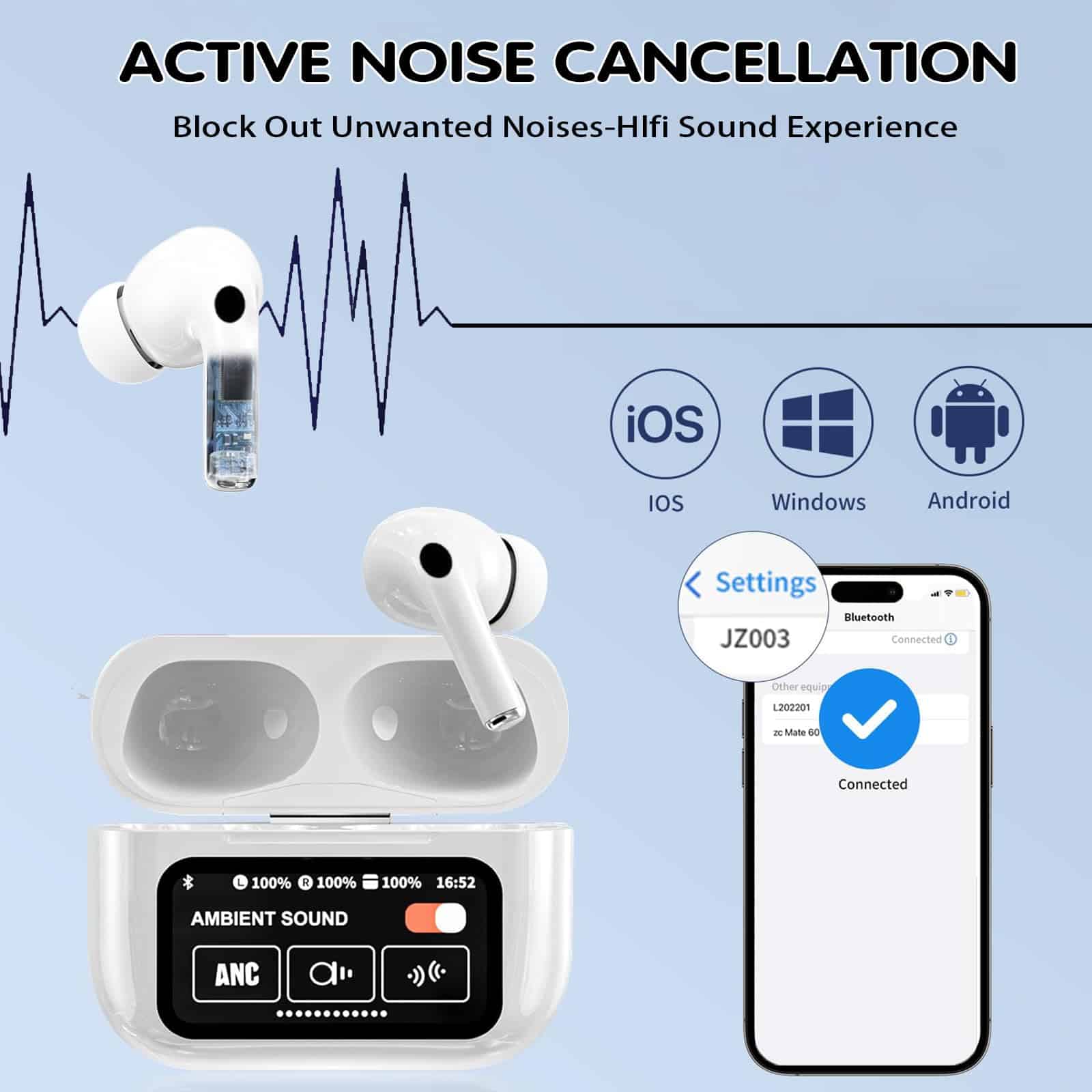 Auriculares traductores de idiomas en tiempo real con - Imagen 3