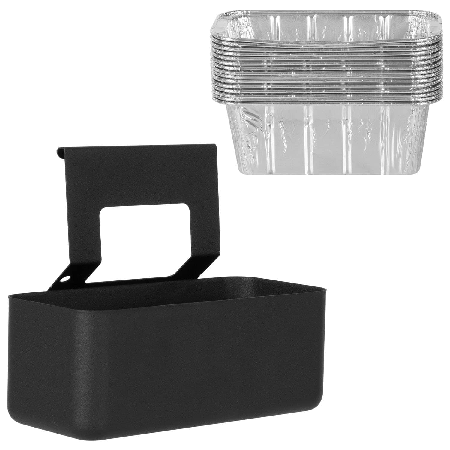 Bandeja de bandeja de grasa DELSbbq y revestimiento de