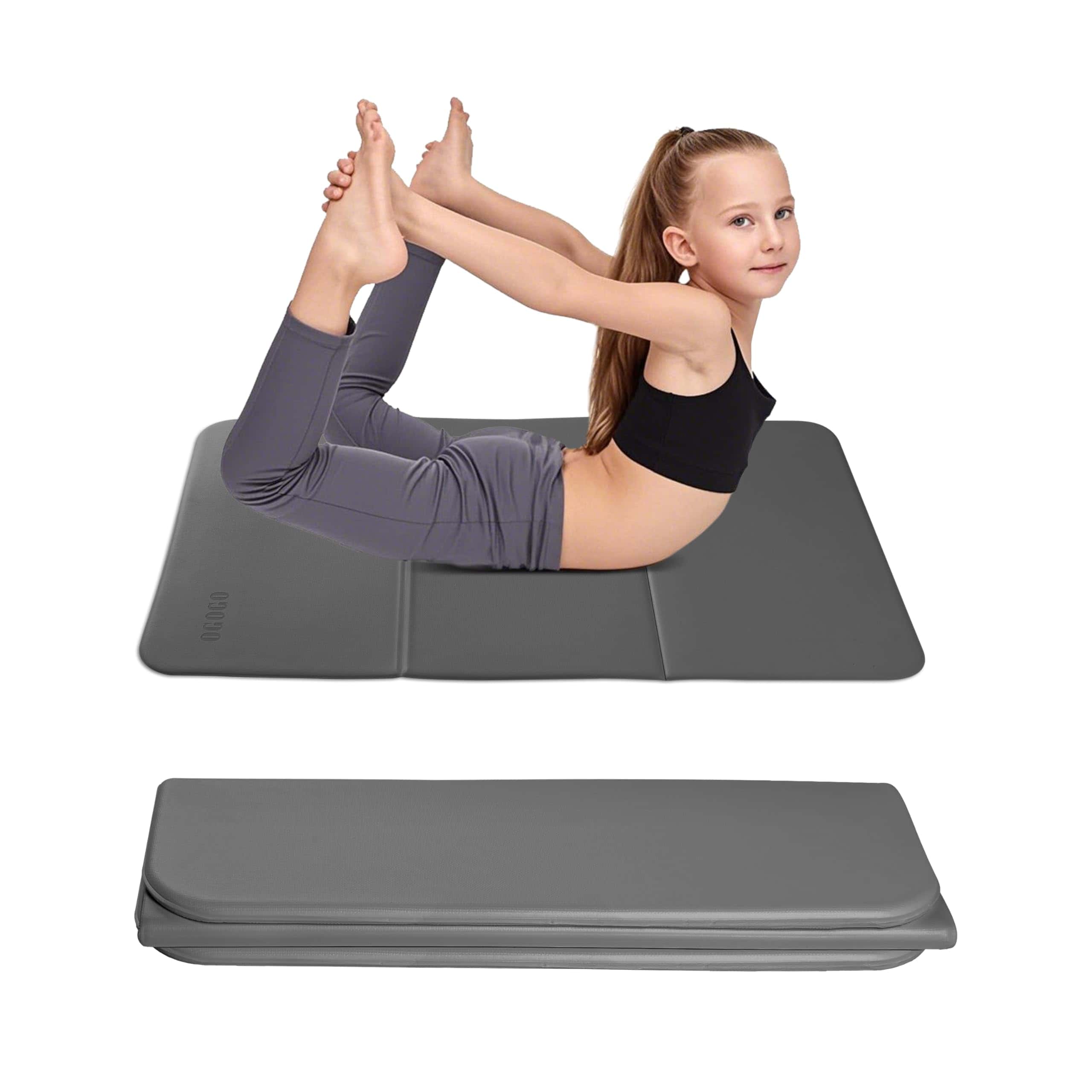 Tapete de Yoga para Niños Extra Grueso de -Gris