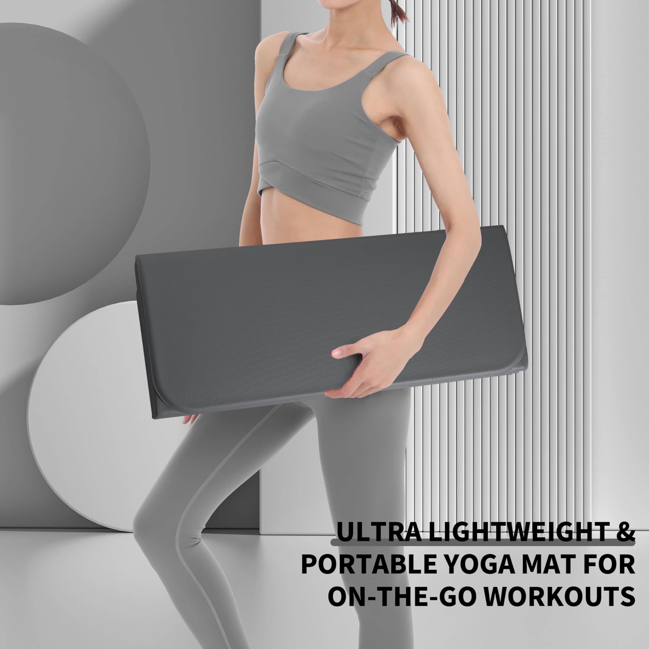 Tapete de Yoga para Niños Extra Grueso de -Gris - Imagen 7