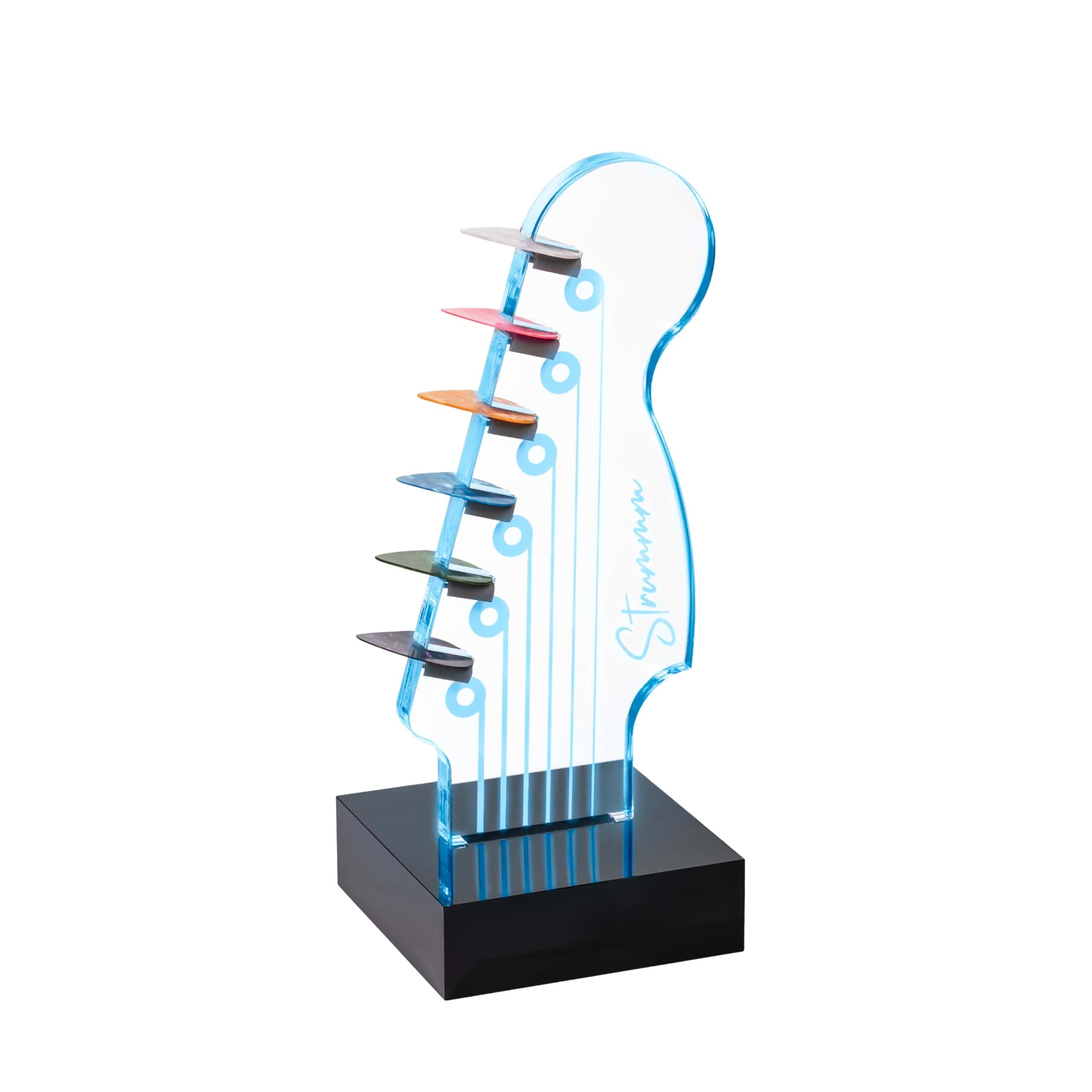 Organizador de púas de guitarra iluminado � Exhibición de - Imagen 9