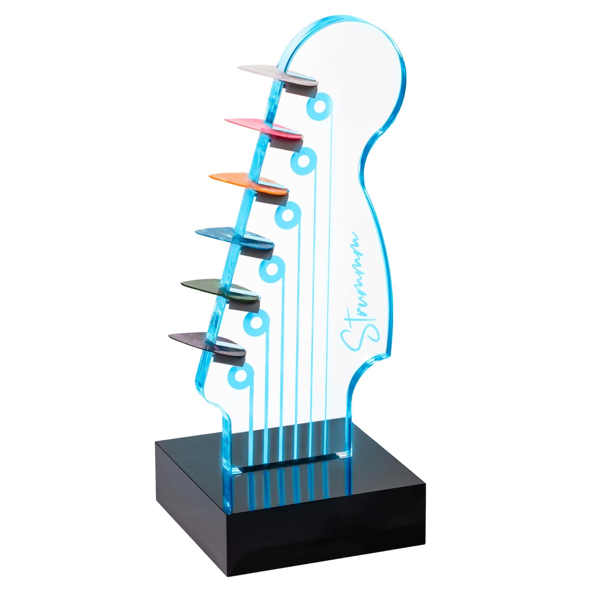 Organizador de púas de guitarra iluminado � Exhibición de - Imagen 8