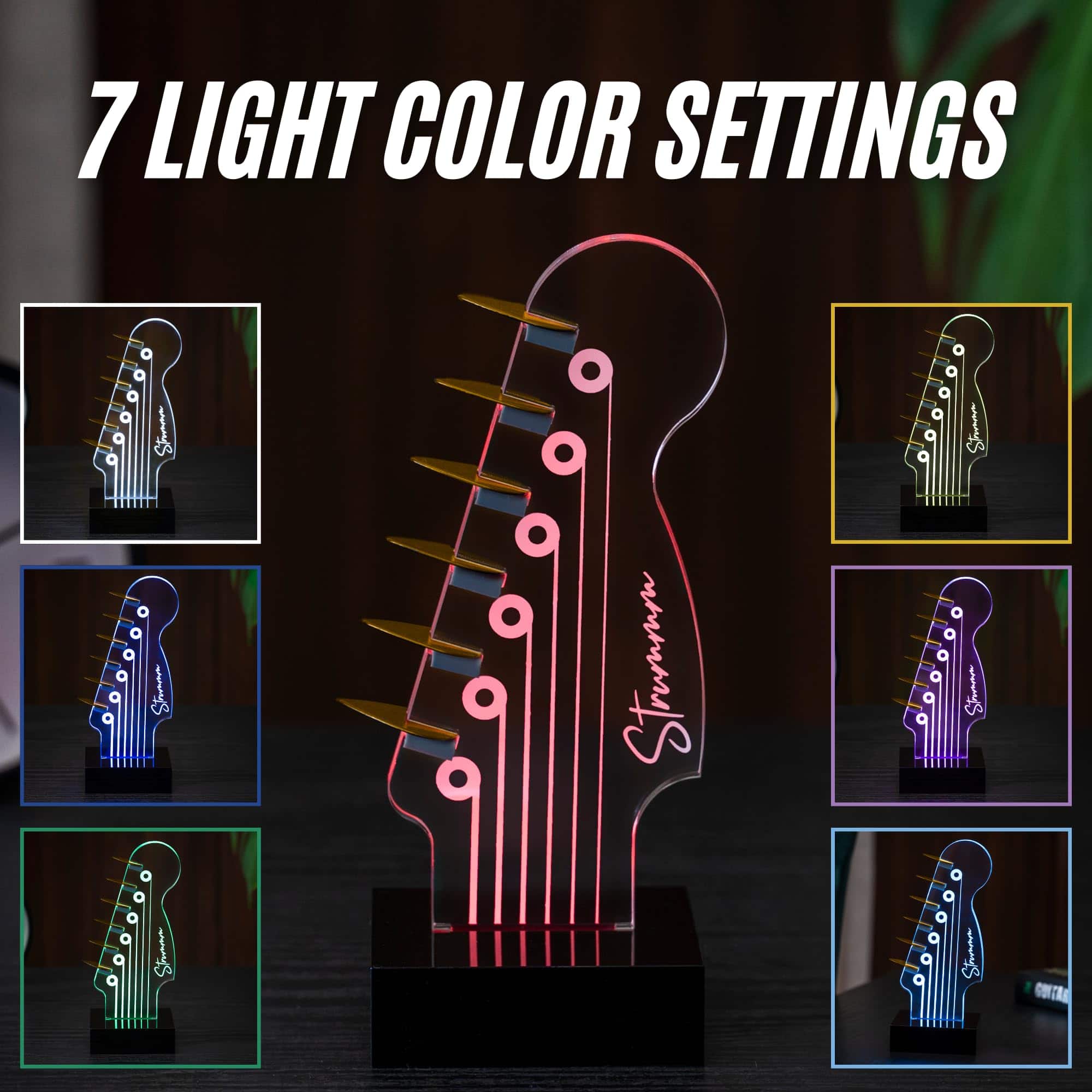 Organizador de púas de guitarra iluminado � Exhibición de - Imagen 3
