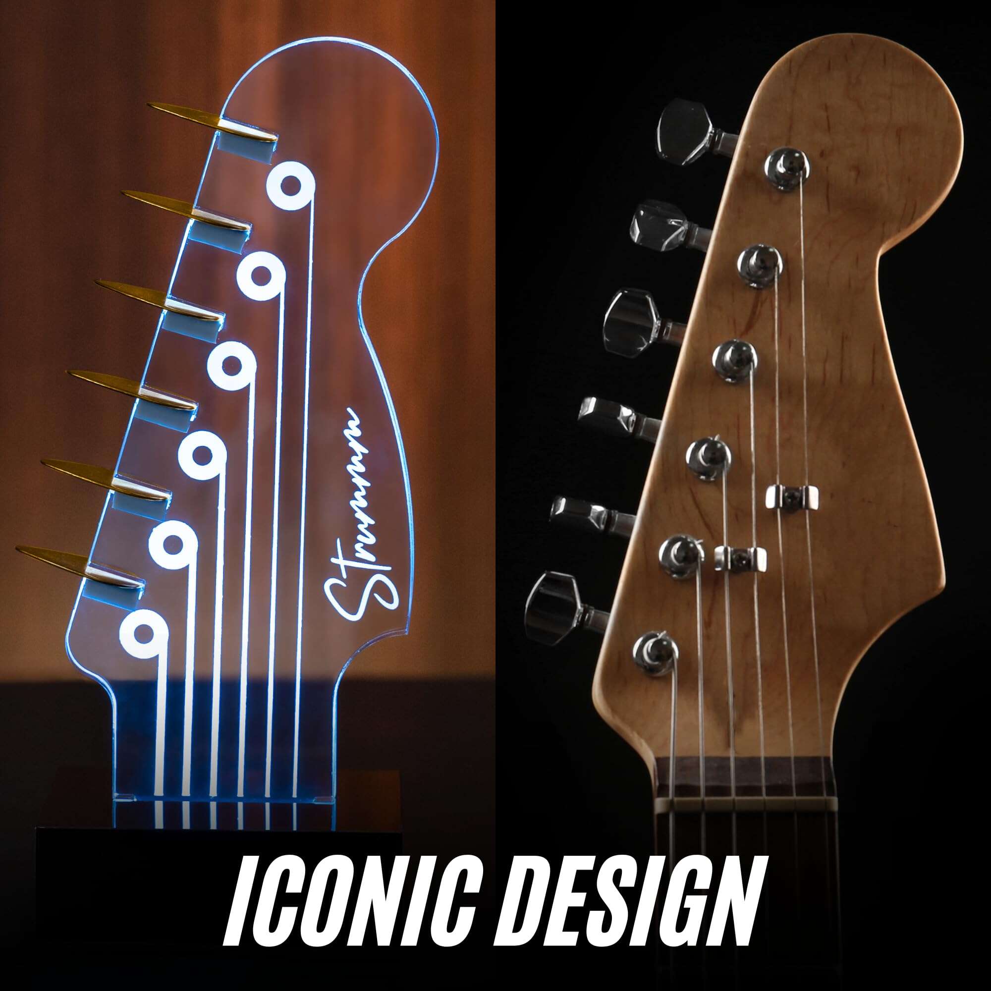 Organizador de púas de guitarra iluminado � Exhibición de - Imagen 5