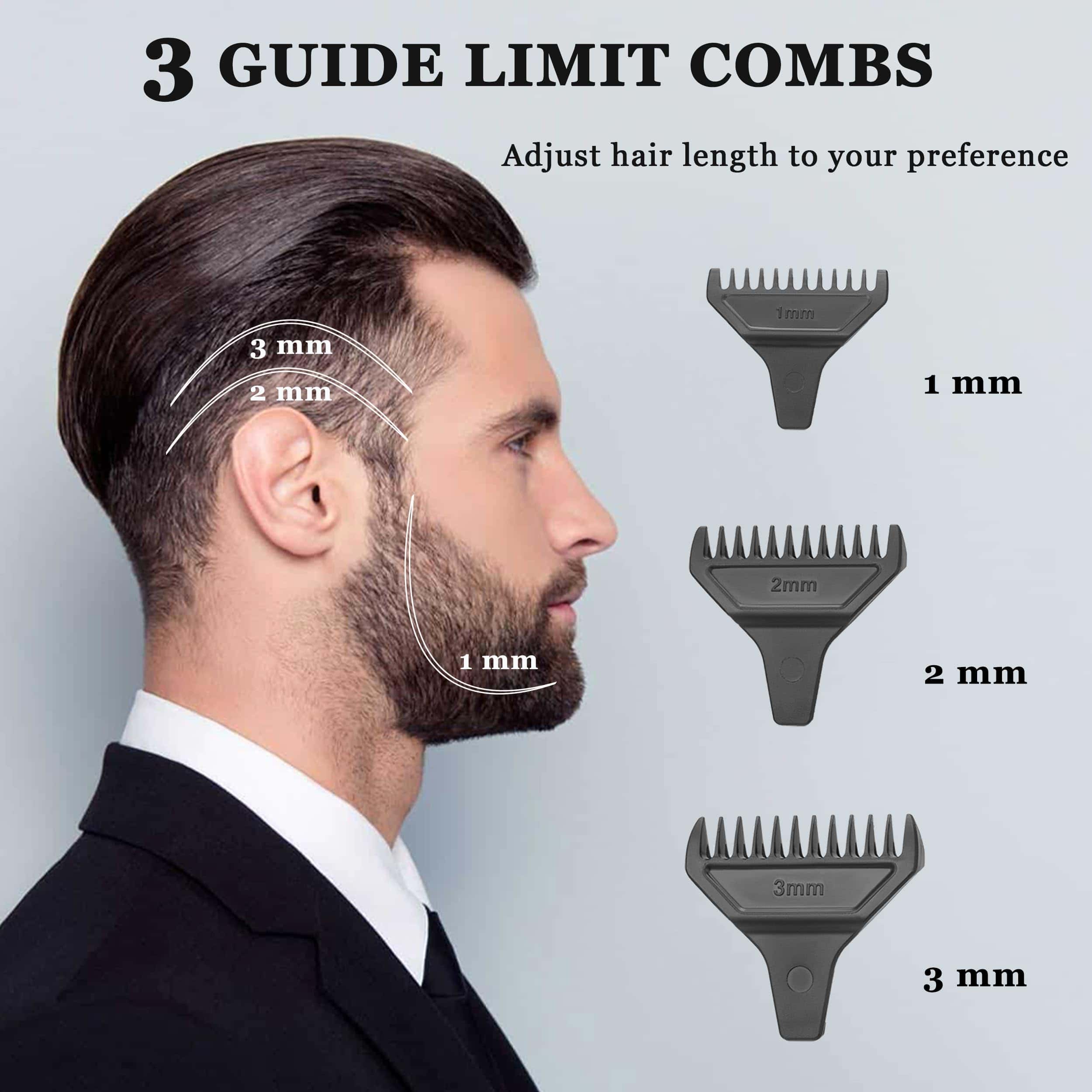 Recortadora de barba KEMEI 1669 para hombres, Recortadoras - Imagen 6