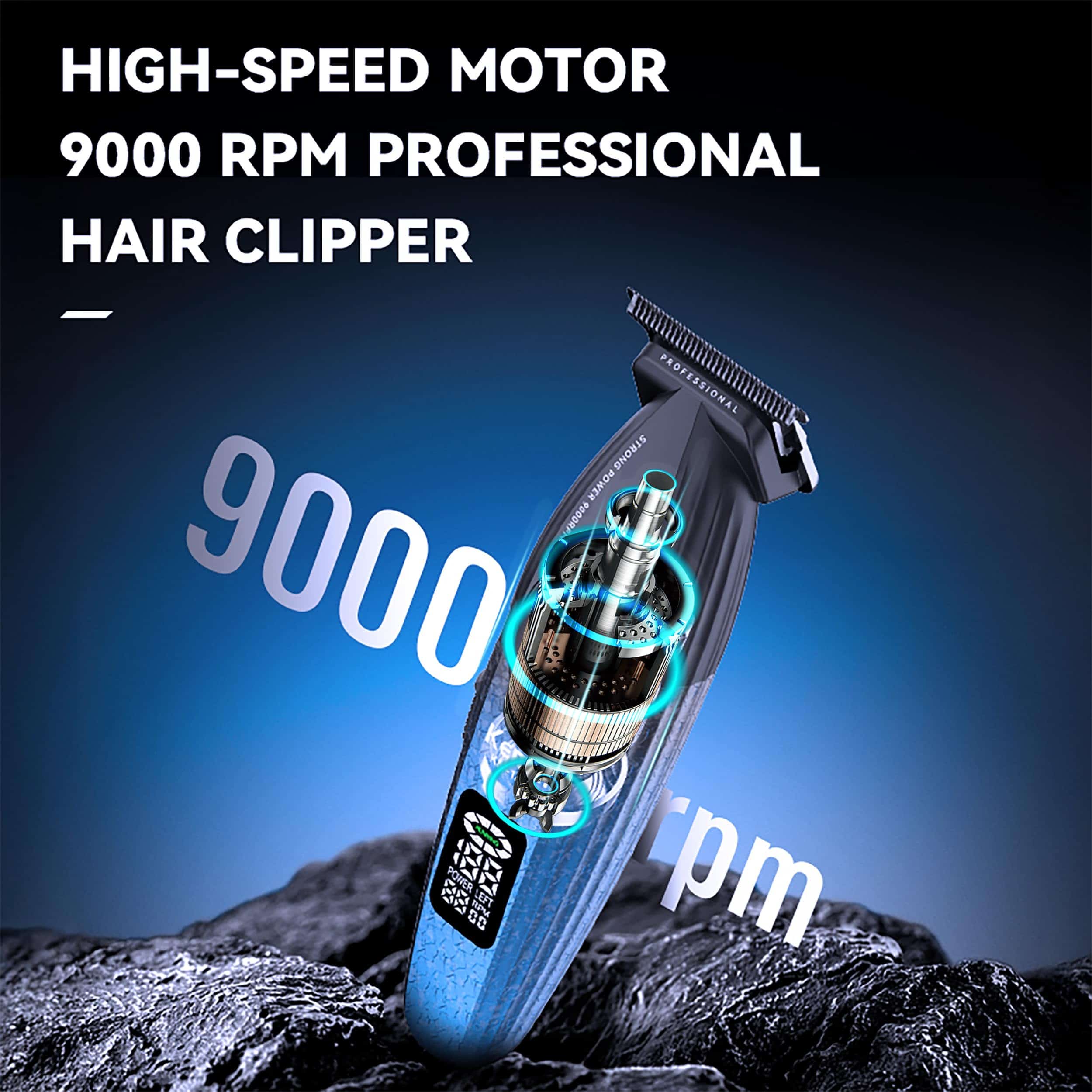 Recortadora de barba KEMEI 1669 para hombres, Recortadoras - Imagen 3