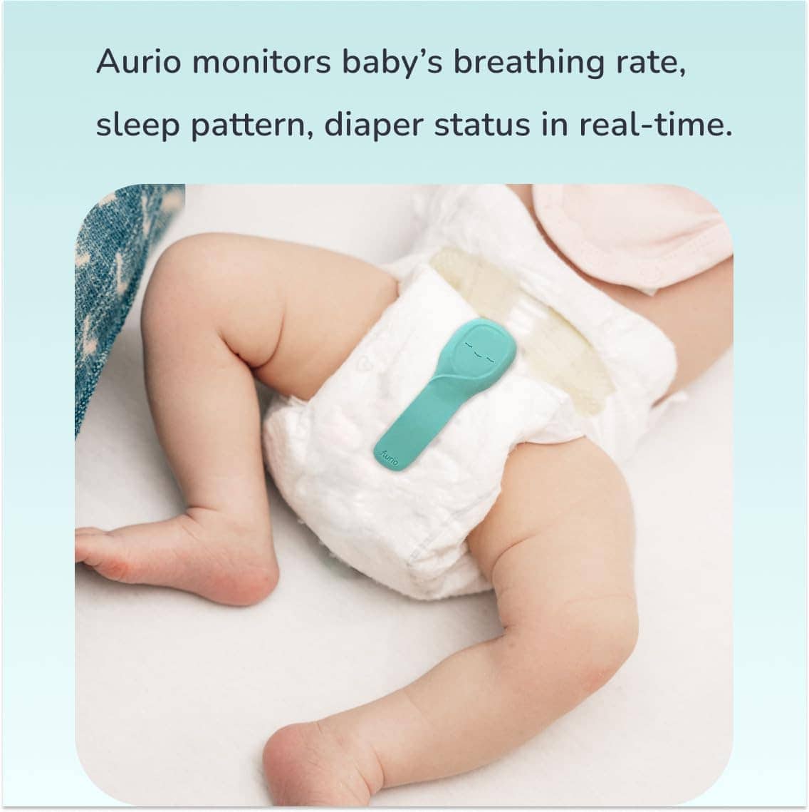 Monitor inteligente para bebés Aurio, realiza seguimiento - Imagen 3