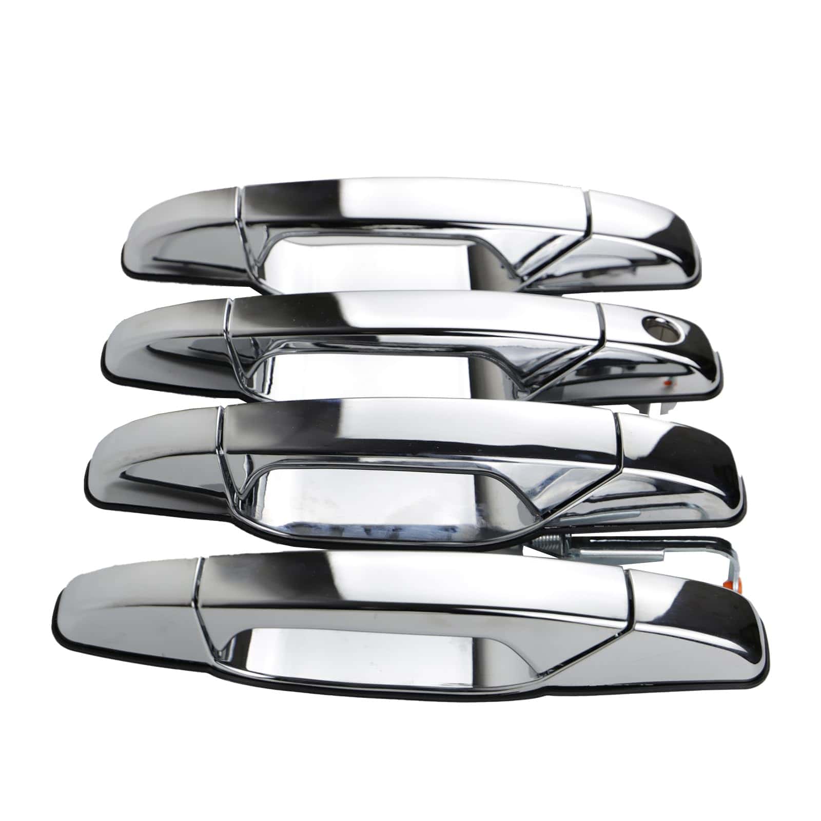 4PCS Manijas de Puerta Cromadas Exteriores Compatible con