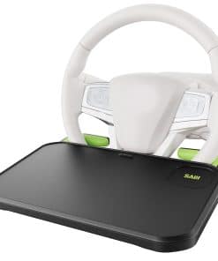 Bandeja de mesa para coche SAIJI con ranura retráctil para