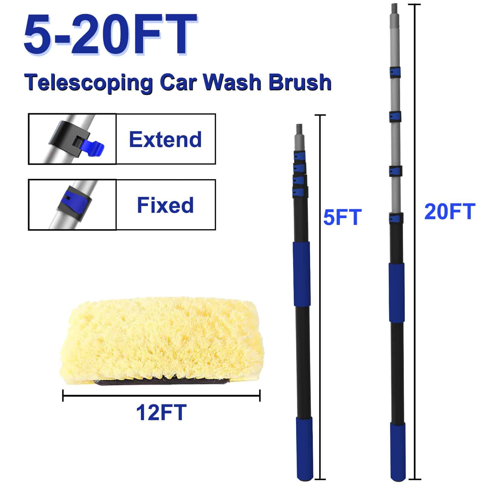 Cepillo de Lavado para Autos SKGPOLE con Mango Largo de - Imagen 4