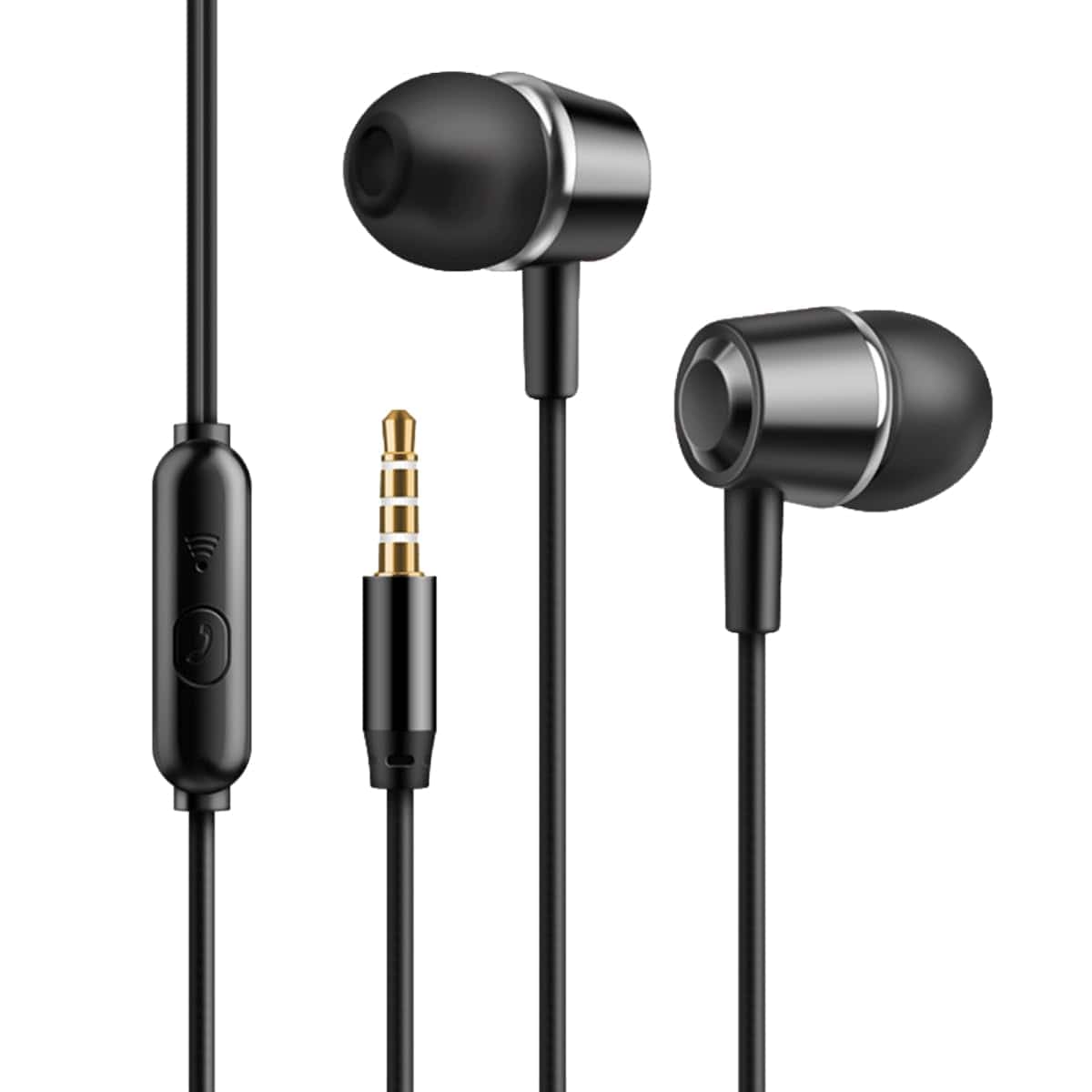 Audífonos con Cable mkuperfect de 3.5 mm con Micrófono y