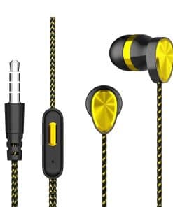 Audífonos con cable mkuperfect con micrófono para llamadas