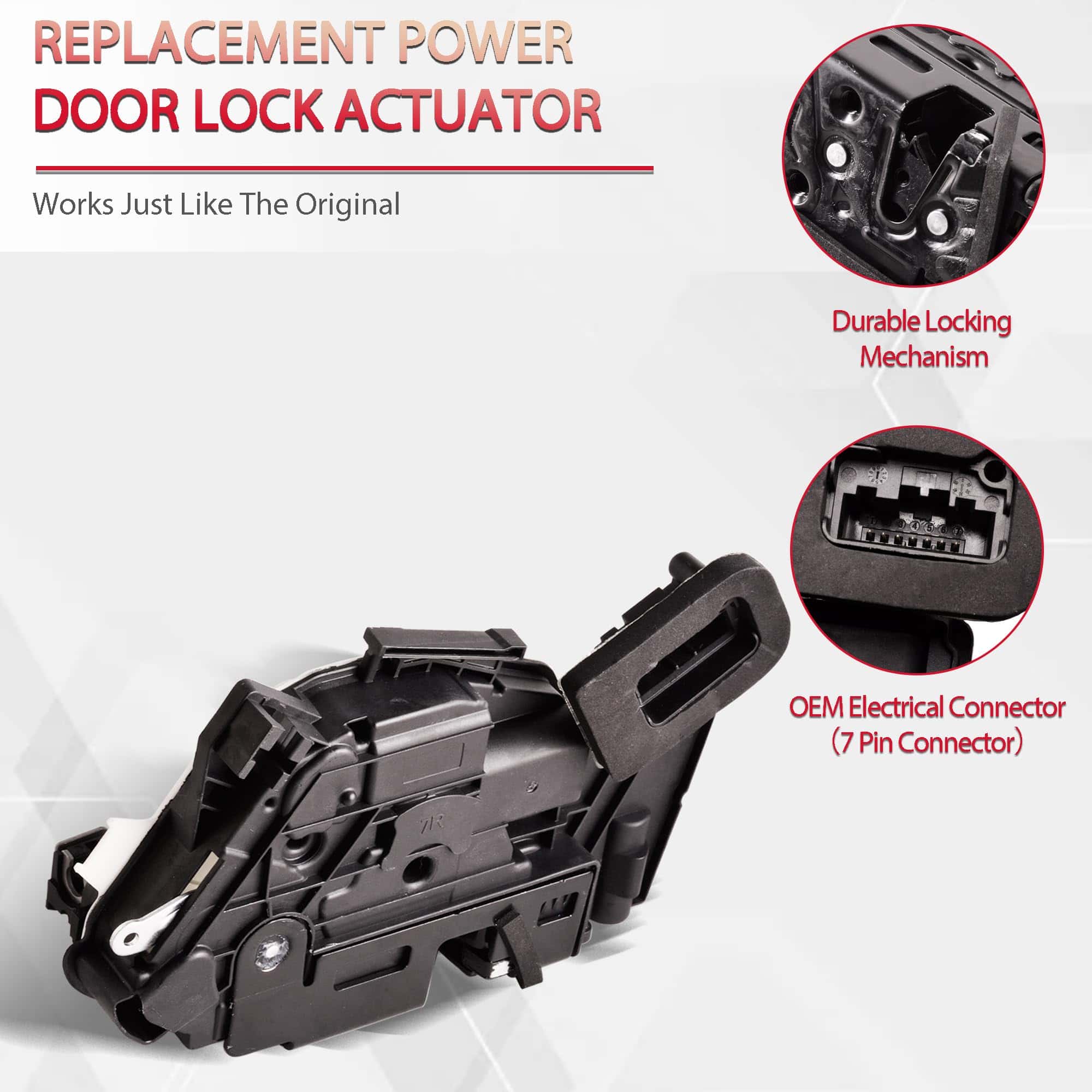 GrteRokky Actuador de cerradura de puerta delantera derecha - Imagen 6