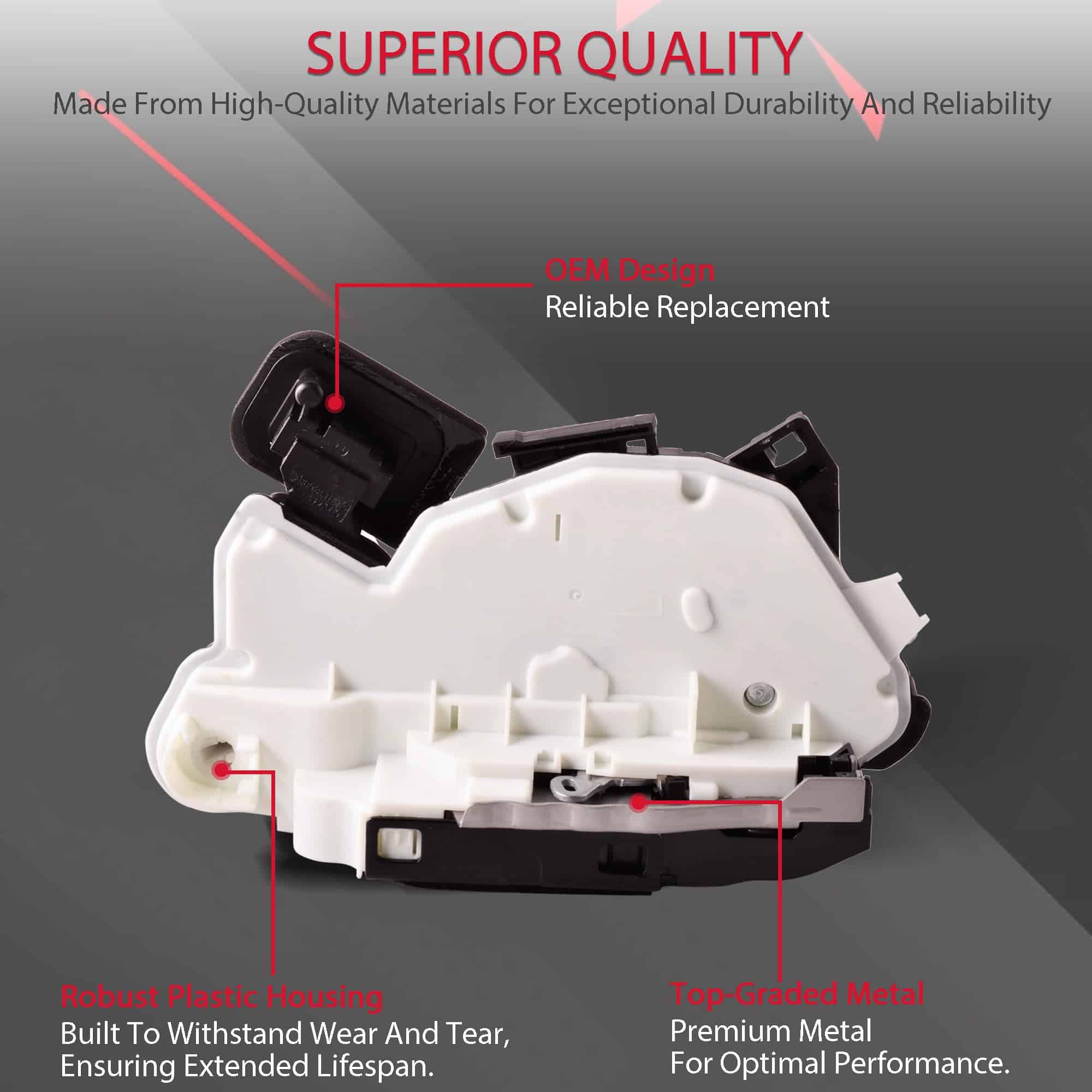 GrteRokky Actuador de cerradura de puerta delantera derecha - Imagen 7