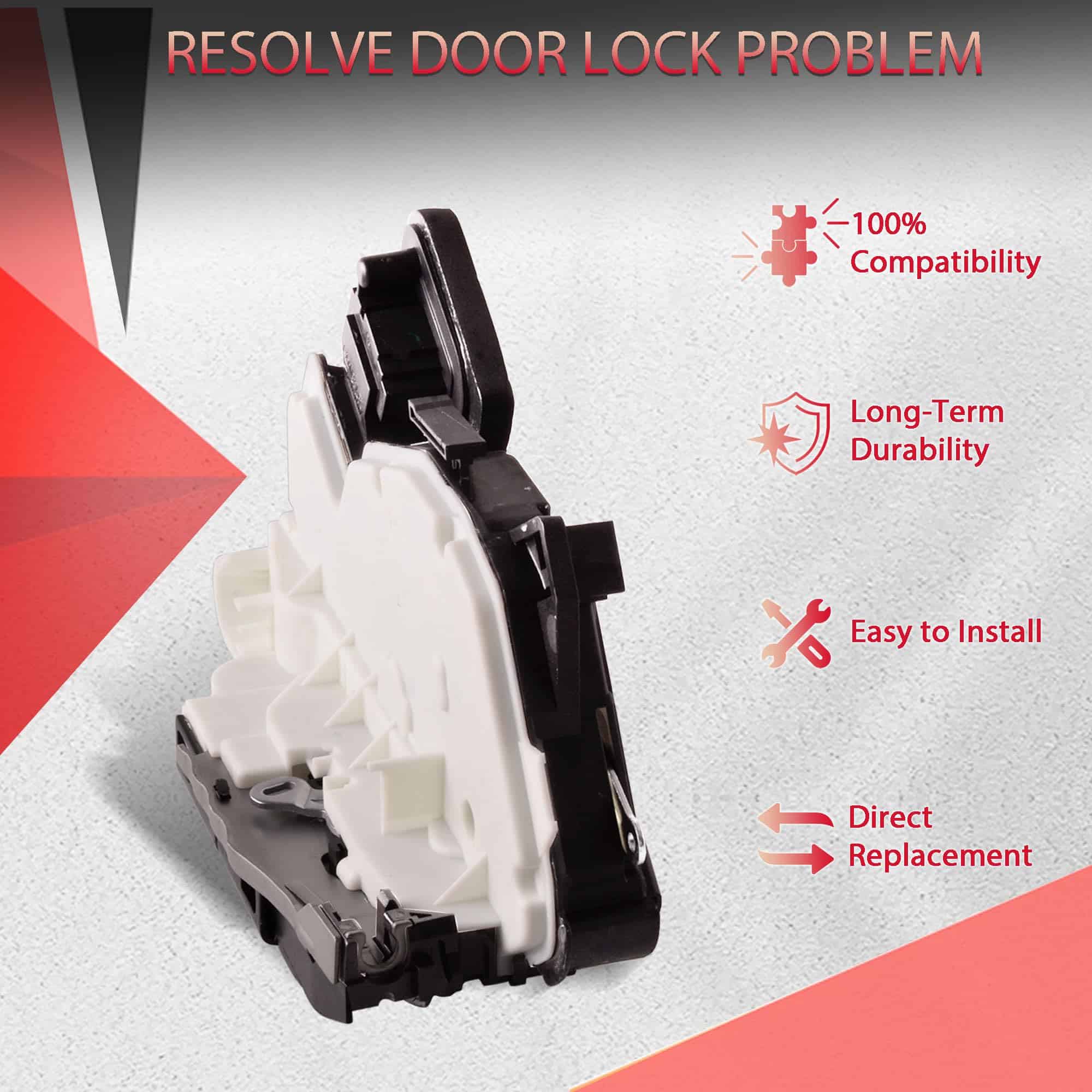 GrteRokky Actuador de cerradura de puerta delantera derecha - Imagen 8