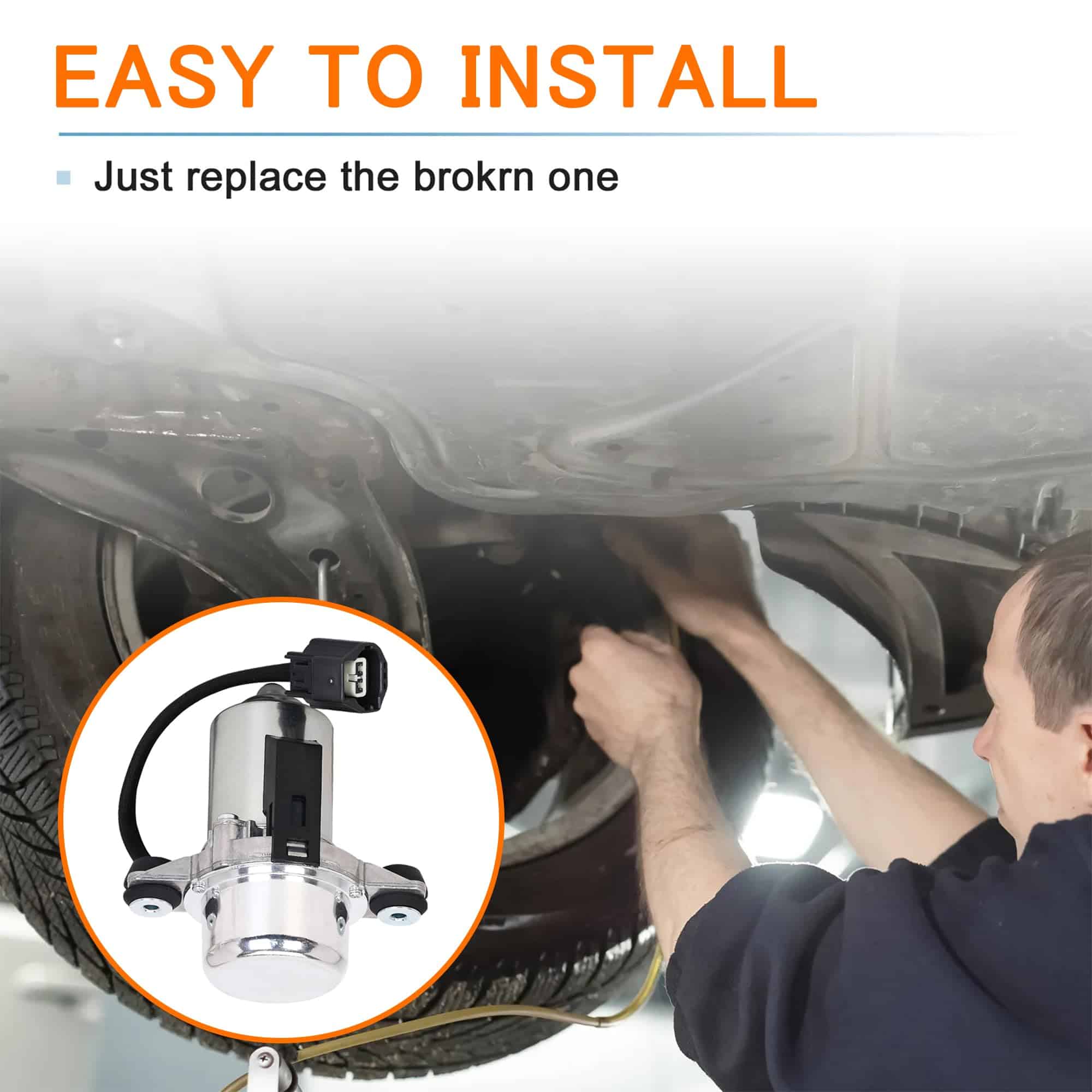 FIQAPJ Bomba de vacío del freno reemplaza # 20804130, - Imagen 7