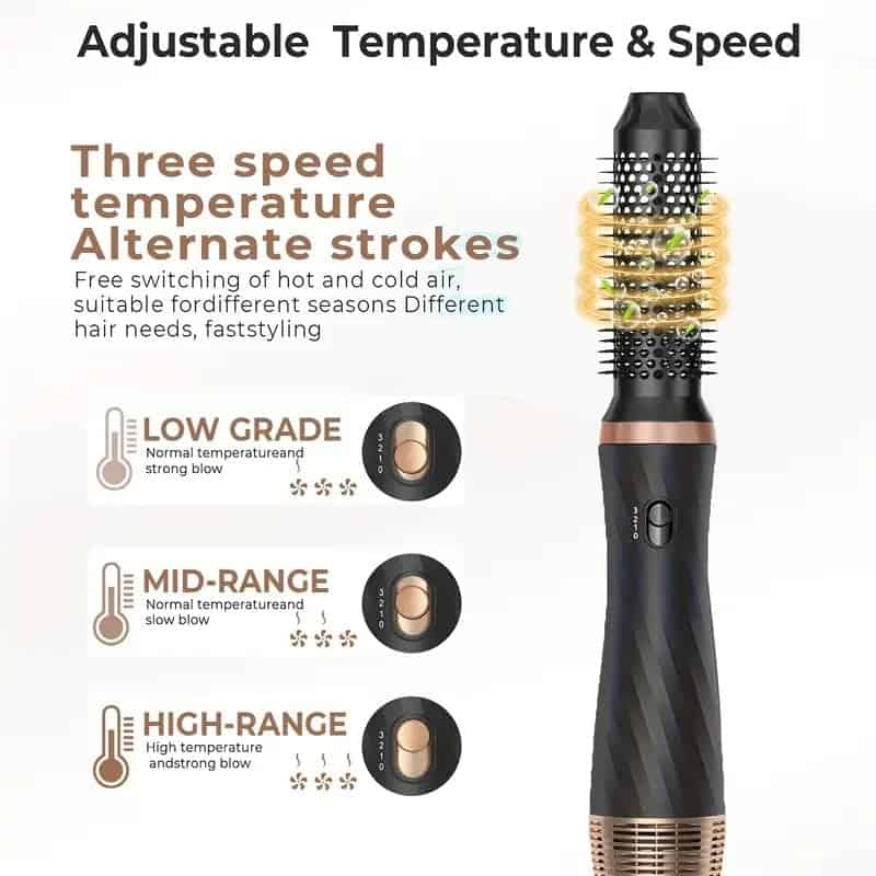 Cepillo Secador de Pelo 5 en 1, Cepillo Secador de Iones - Imagen 7