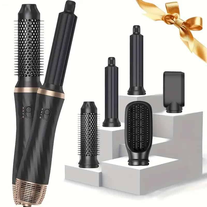 Cepillo Secador de Pelo 5 en 1, Cepillo Secador de Iones