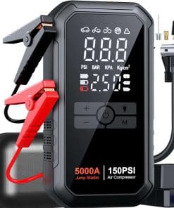 Arrancador de Batería para Auto Heuuv con Compresor de Aire