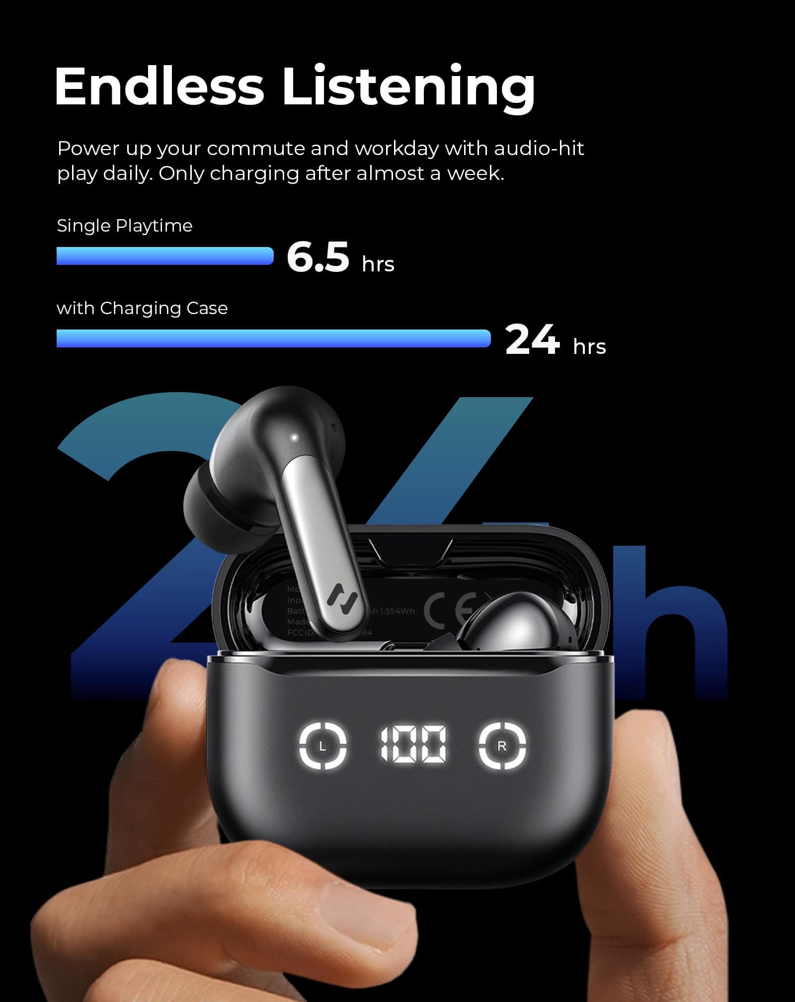 Auriculares inalámbricos con cancelación de ruido Havit, - Imagen 5