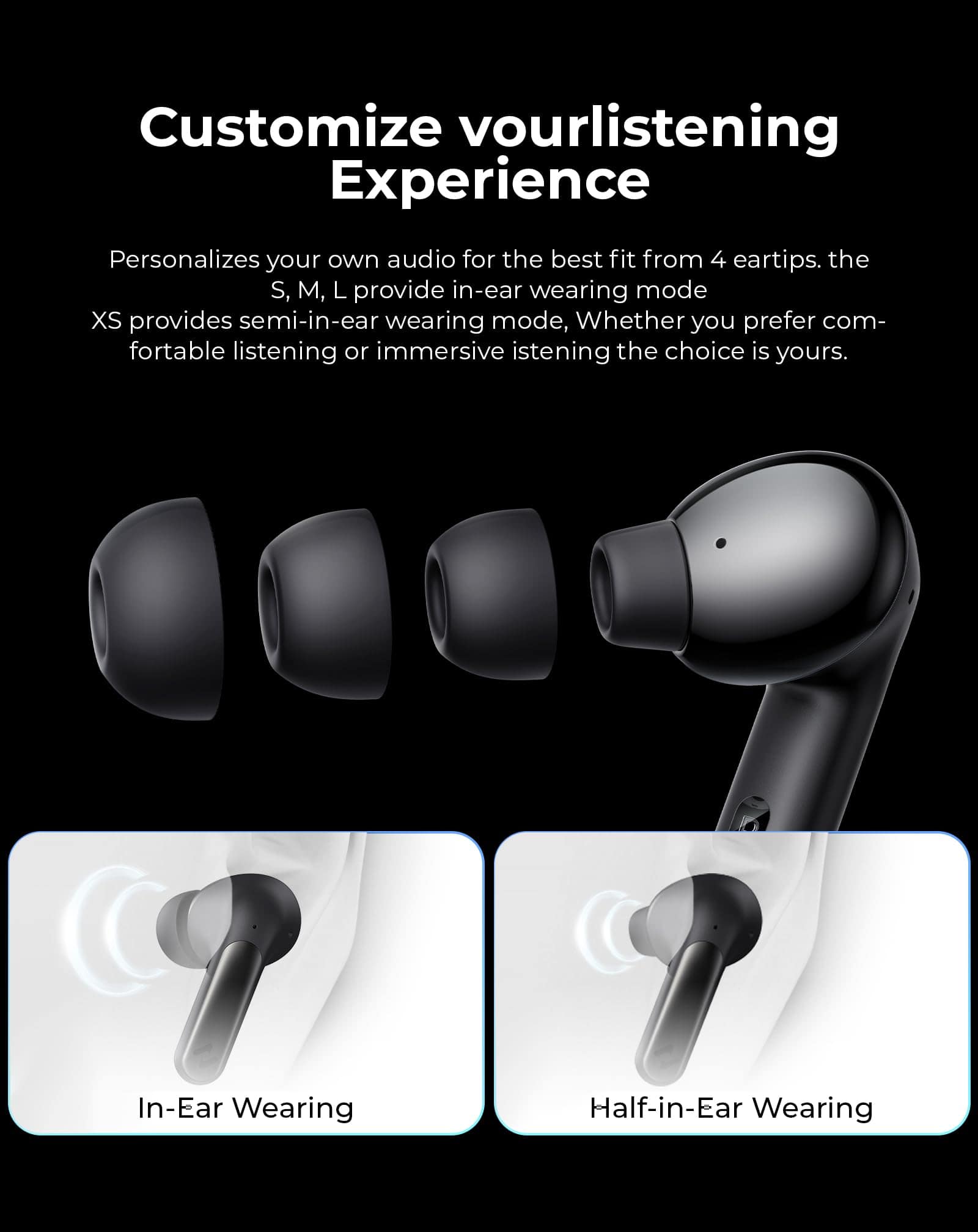 Auriculares inalámbricos con cancelación de ruido Havit, - Imagen 7