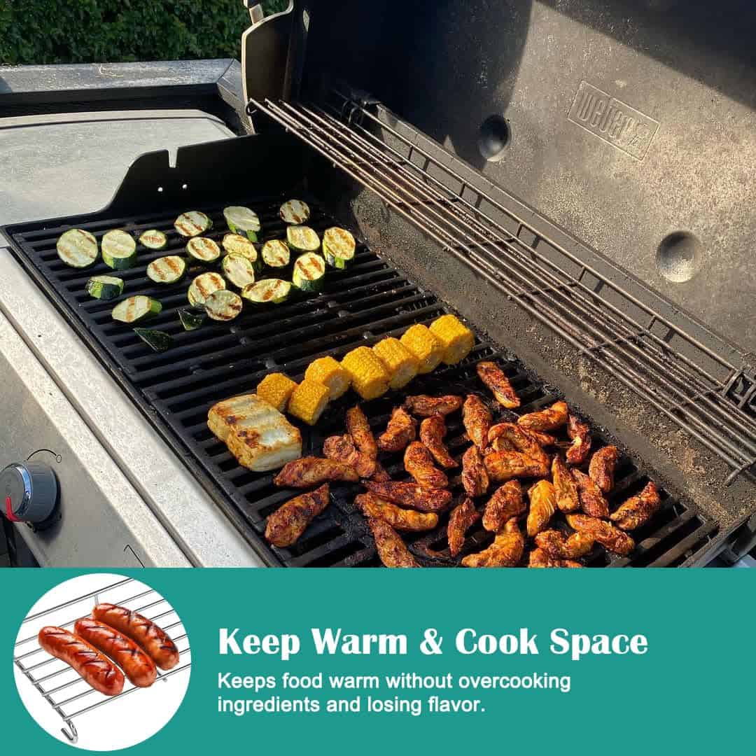 Parrilla de Calentamiento EasiBBQ 66045 para Weber Genesis - Imagen 7