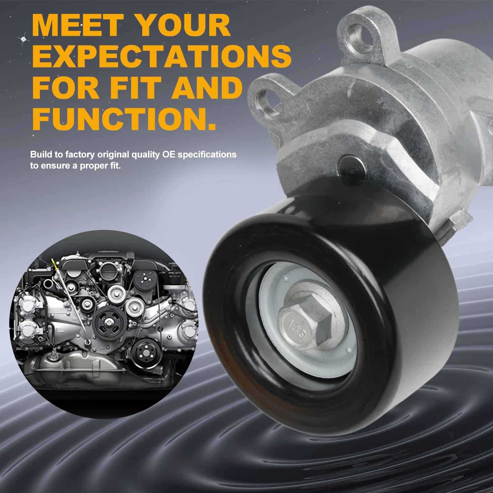 Kit de Polea de Tensión de la Correa de Transmisión del - Imagen 7