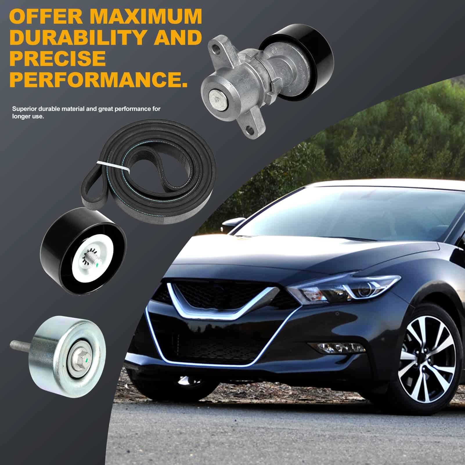 Kit de Polea de Tensión de la Correa de Transmisión del - Imagen 8