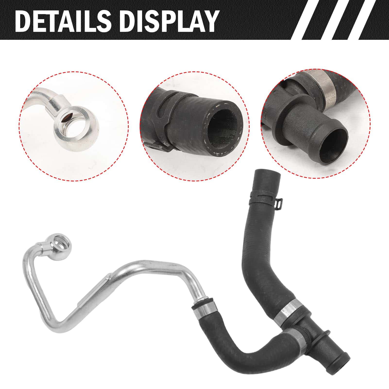 Manguera de refrigerante del turbocompresor y manguera del - Imagen 4