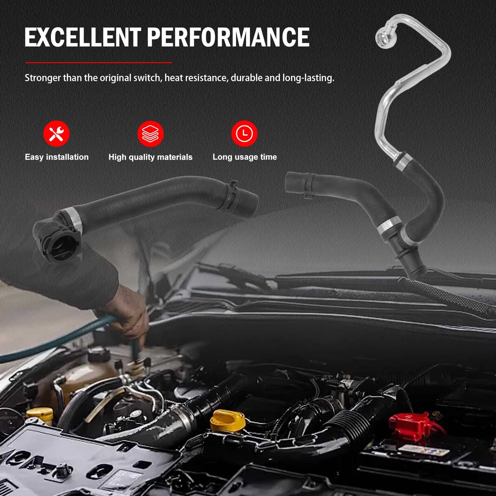 Manguera de refrigerante del turbocompresor y manguera del - Imagen 7