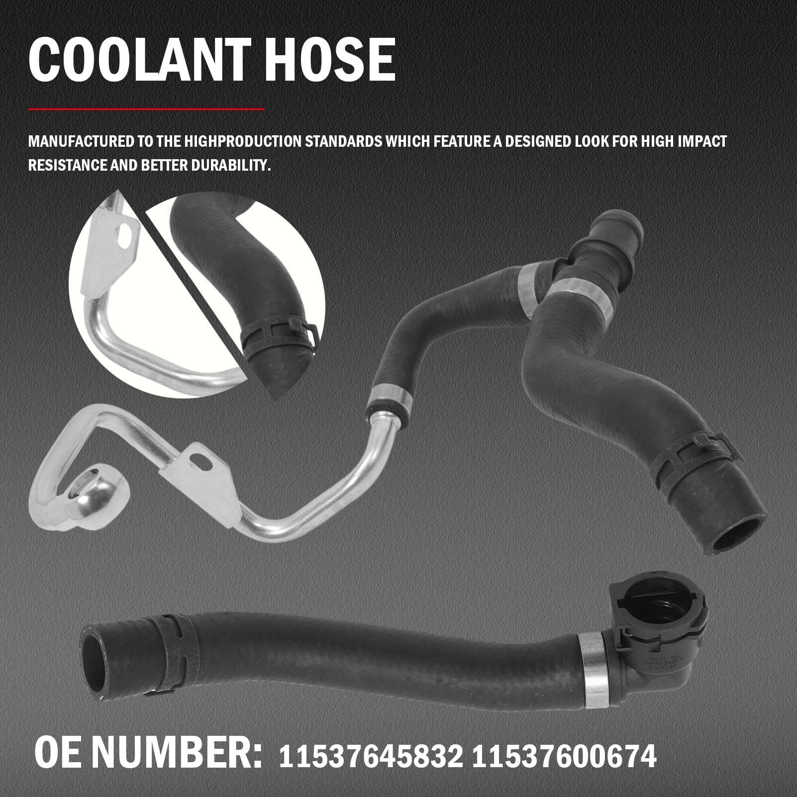 Manguera de refrigerante del turbocompresor y manguera del - Imagen 8