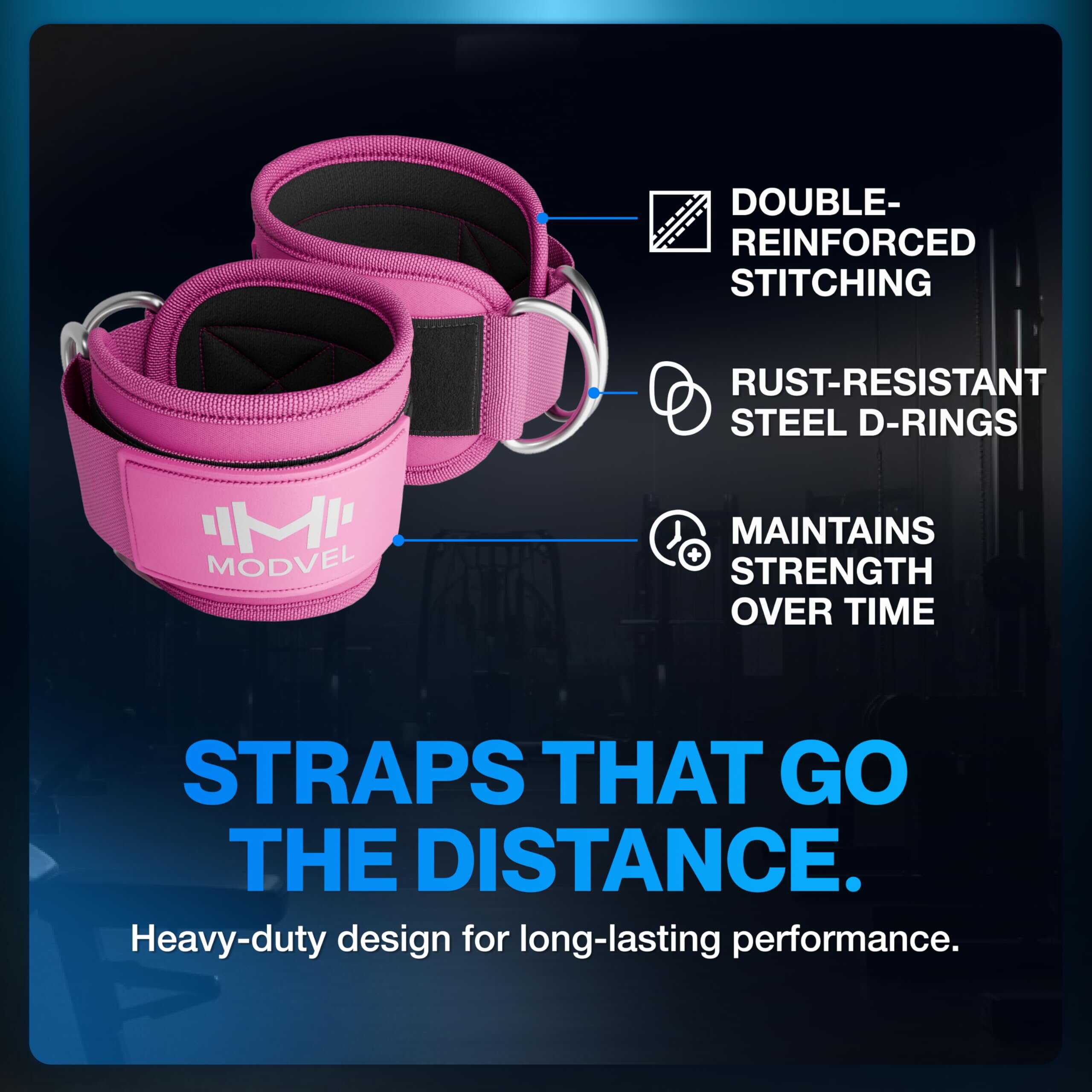 Correa de Tobillo Modvel (Individual) para -Rosa - Imagen 3