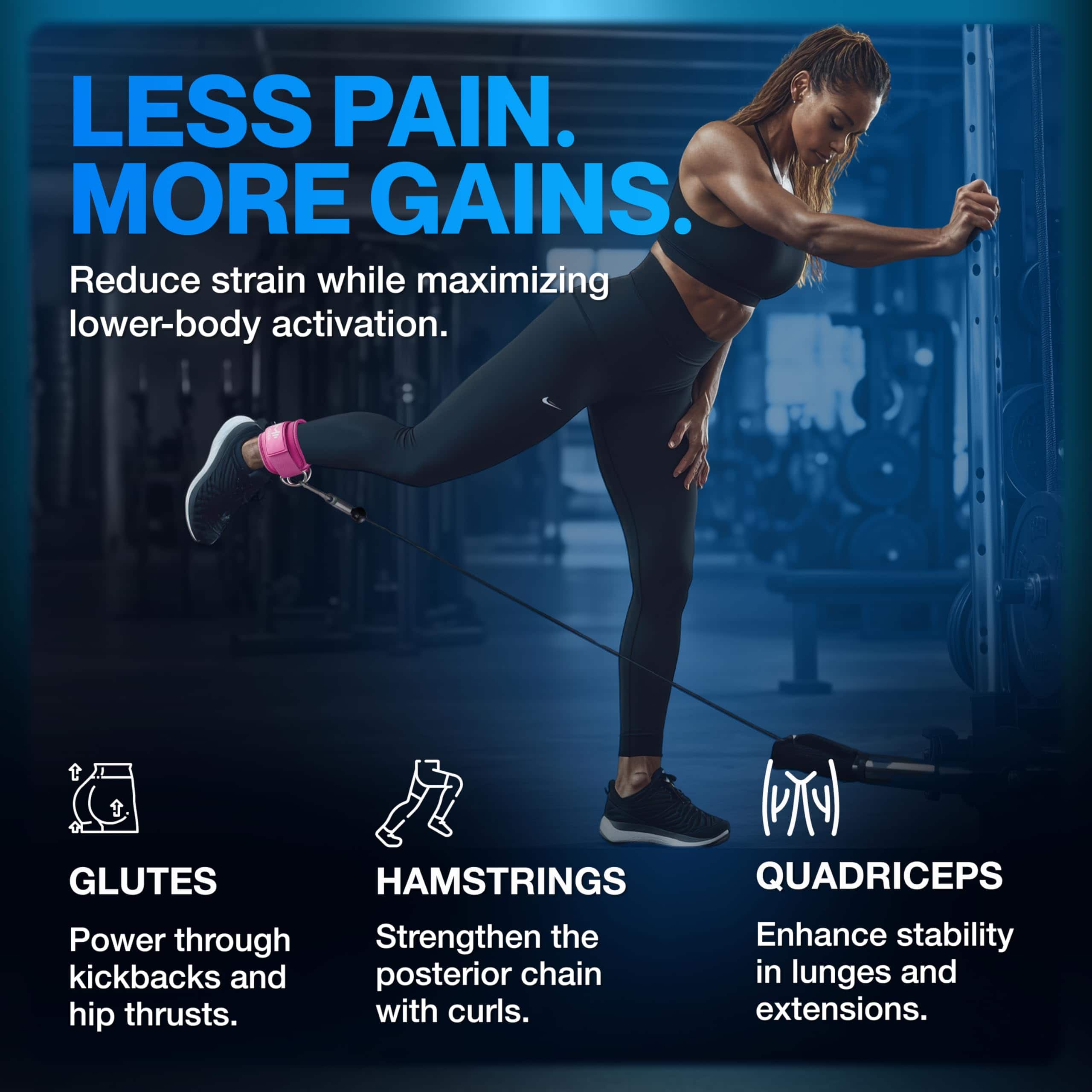 Correa de Tobillo Modvel (Individual) para -Rosa - Imagen 5