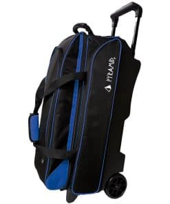Bolso Para Boliche Pyramid Prime Triple Roller (Negro/Azul