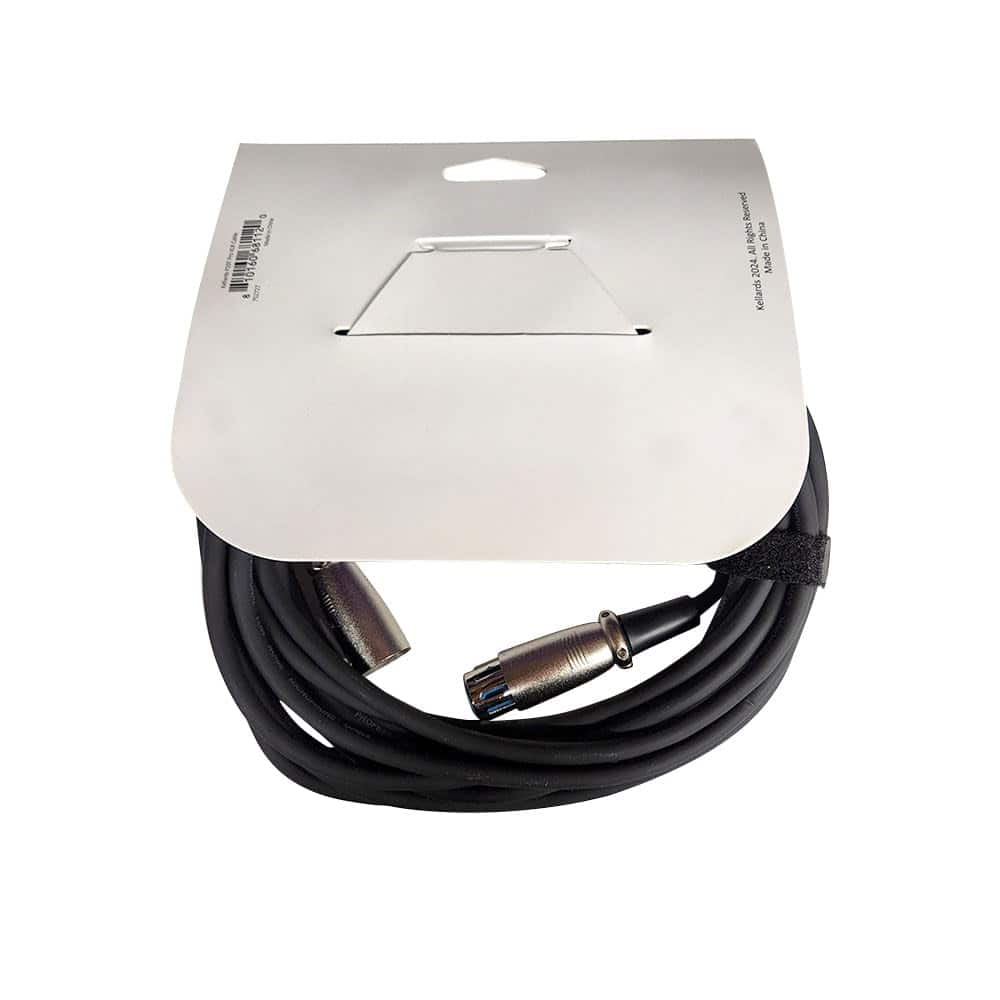 Cable de micrófono XLR Kellards XLR-P20T Pro de 20 pies, - Imagen 6