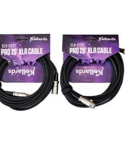 Cable de micrófono XLR Kellards XLR-P20T Pro de 20 pies,