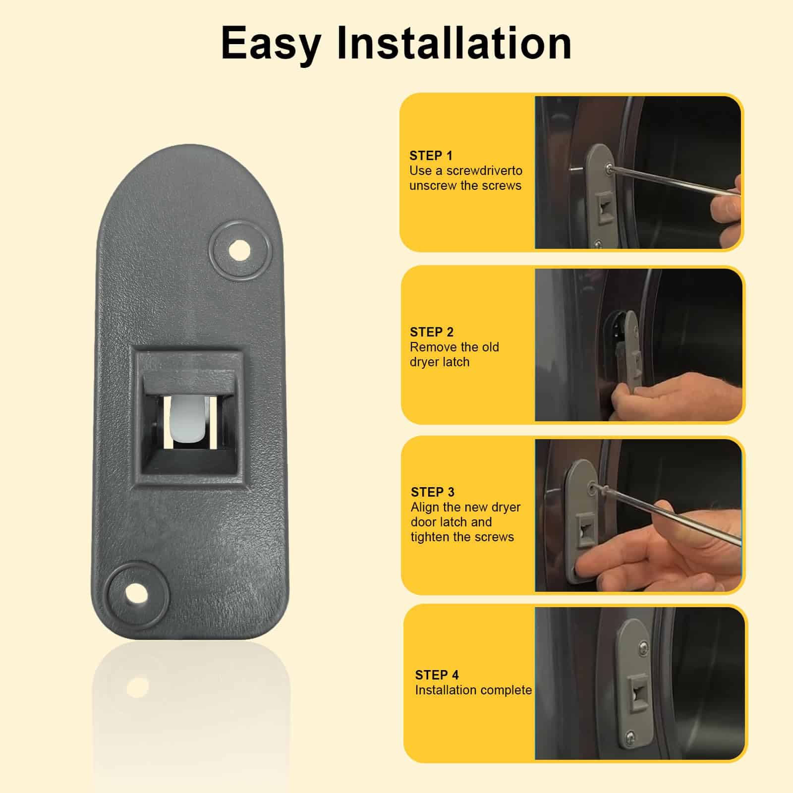 Ensamblaje de pestillo de puerta para secadora DC97-18057A - Imagen 6