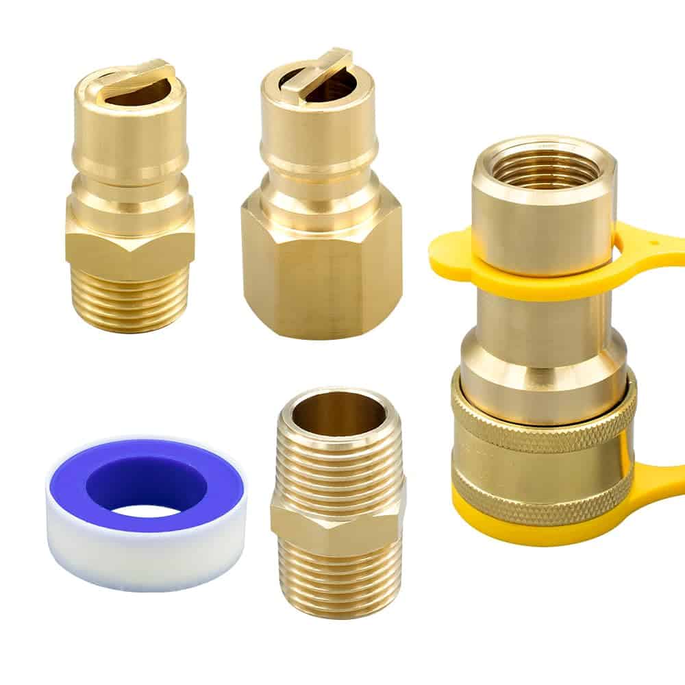 Kit de Conexión Rápida para Gas Natural de 1/2 pulg. con