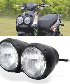 Ensamblaje de Faro de Motocicleta 12V 35W Lámpara Halógena