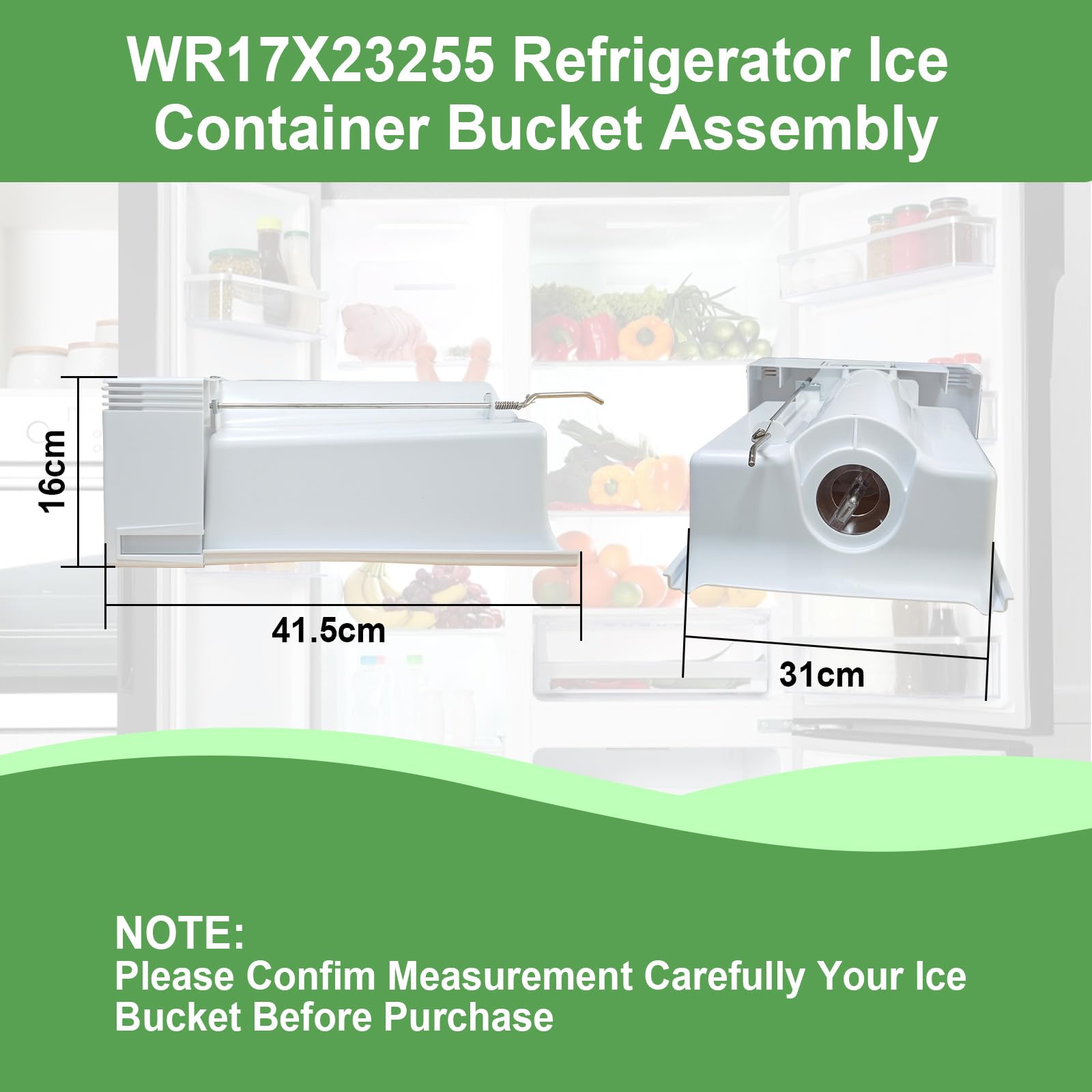 OEM WR17X23255 Ensamble de Cubo de Contenedor de Hielo - Imagen 5