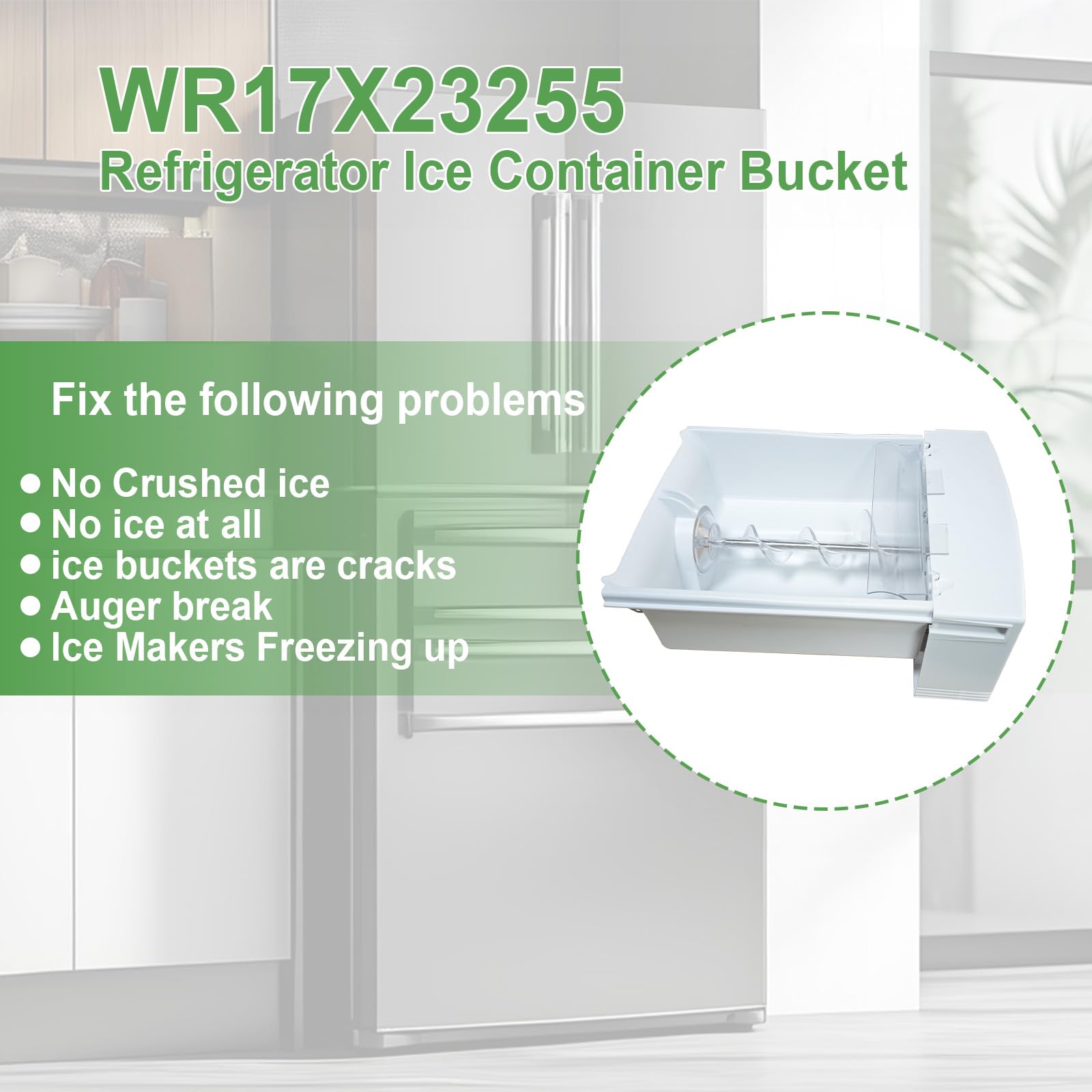 OEM WR17X23255 Ensamble de Cubo de Contenedor de Hielo - Imagen 6