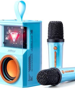 Máquina de Karaoke para Niños y Adultos, -Azul Cielo