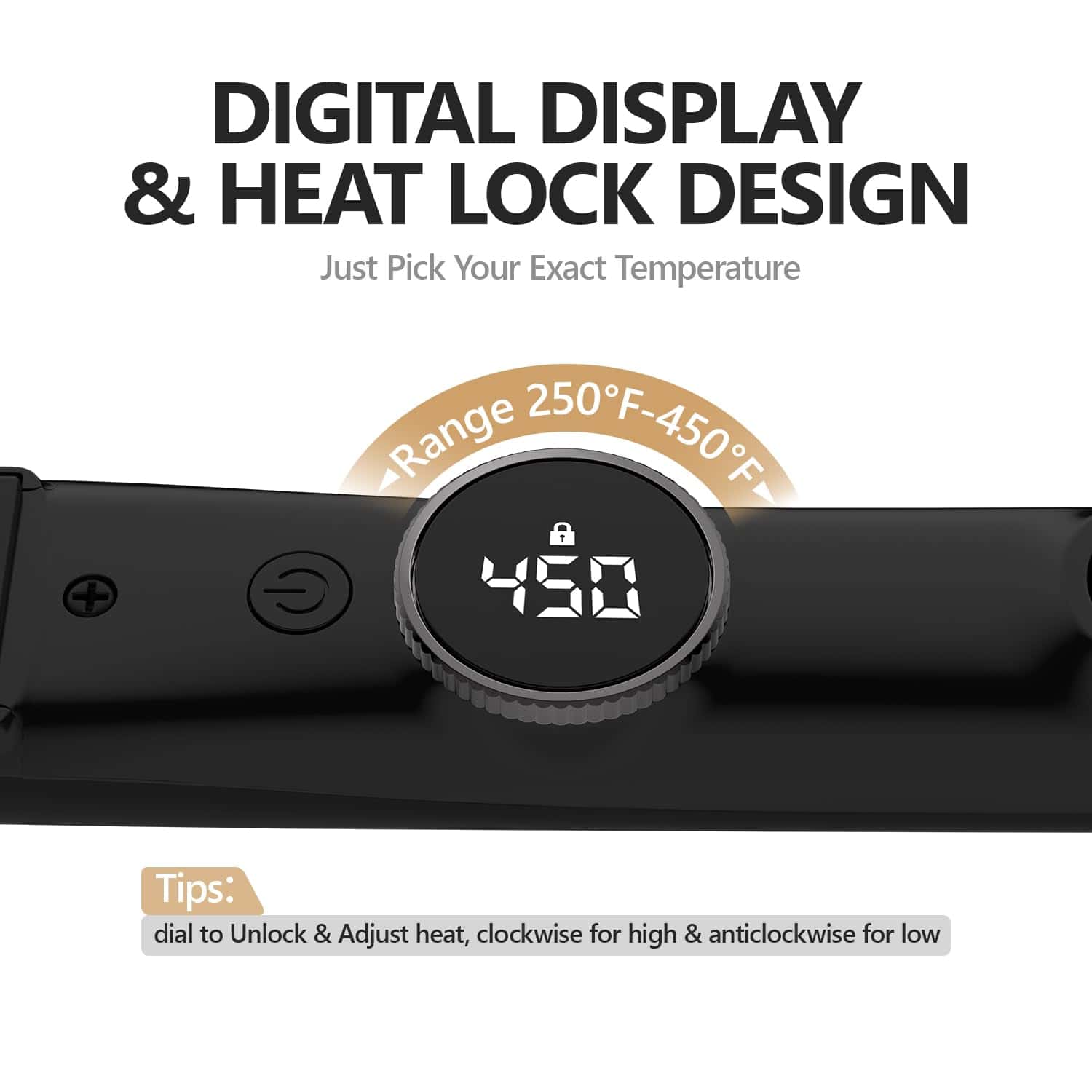 Plancha de Pelo MIRACOMB 1 Pulgada Pro - Tecnología de - Imagen 7