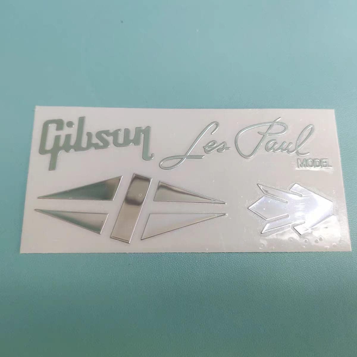 Adhesivo Metálico para Guitarra Eléctrica, Logo de Cabeza