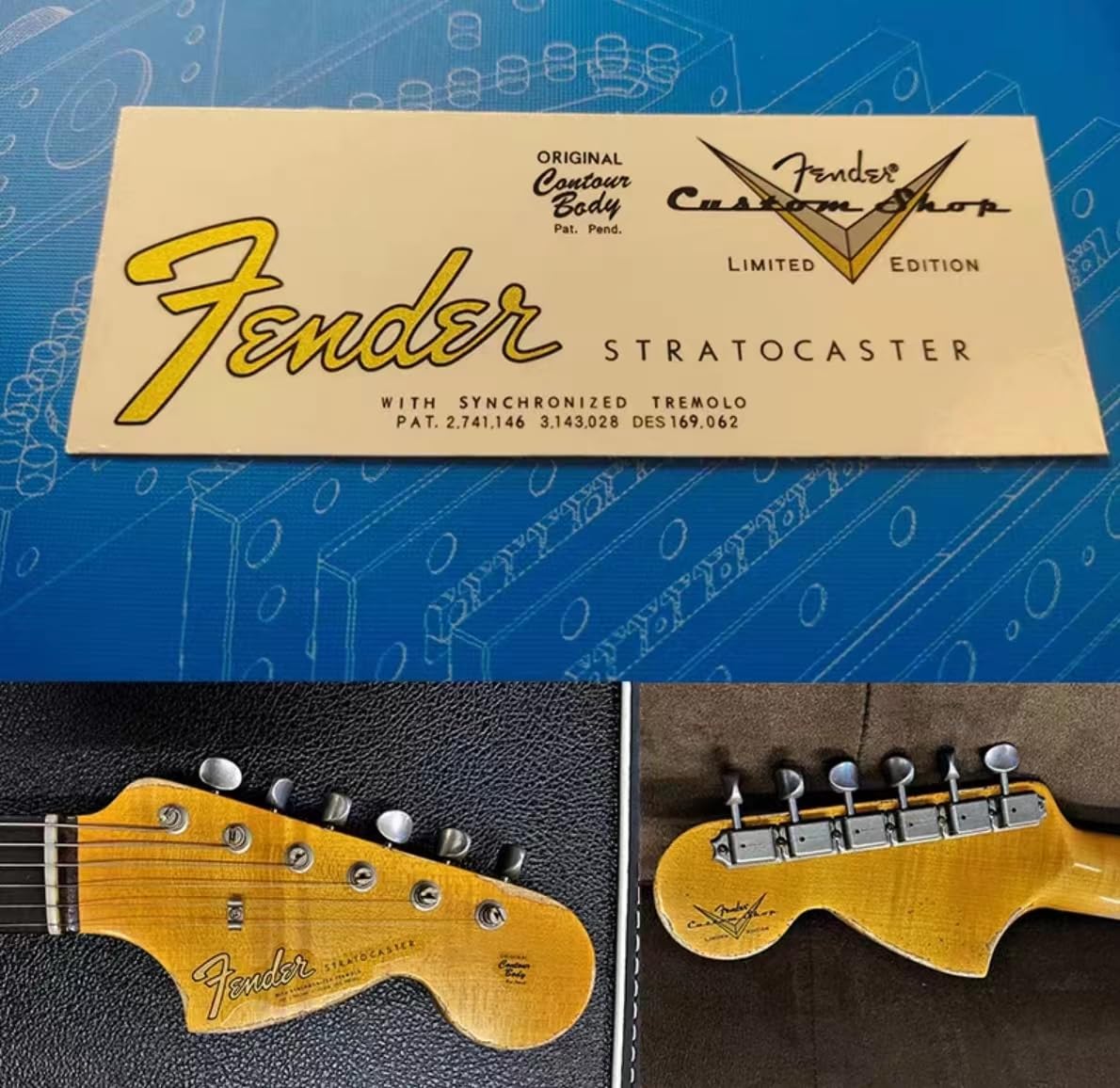 2PCS Pegatina de Marca de Agua para Logo -T66-ST67)