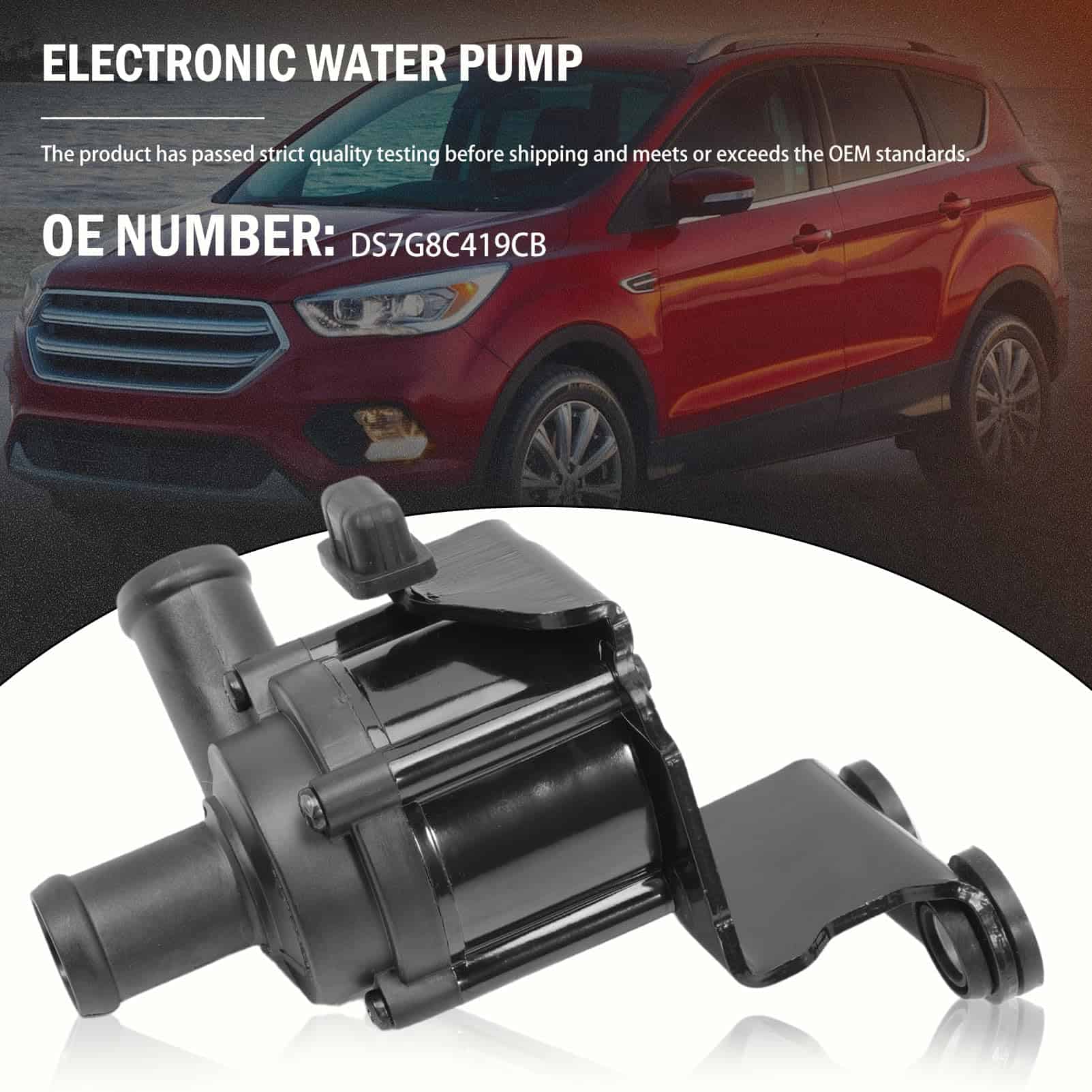 Bomba de Agua Eléctrica Auxiliar del Motor Apto para Escape - Imagen 7