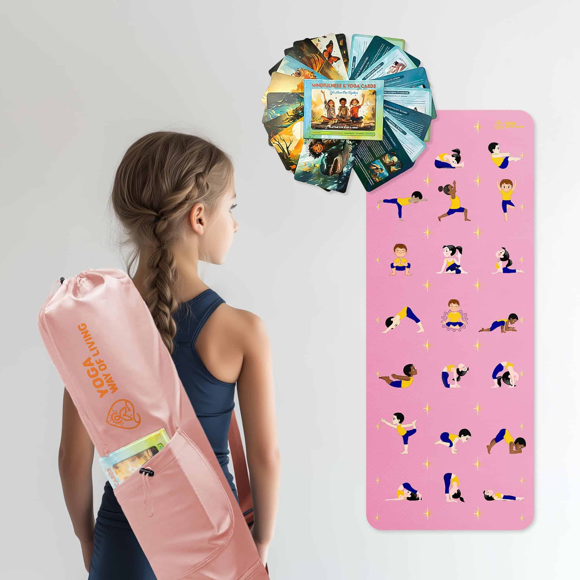 SET de Yoga MindfulKids - Tapete Premium Eco Friendly, - Imagen 6