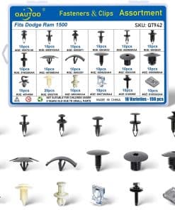 OAUTOO 190 piezas para Ram 1500 2500 3500 surtido de clips