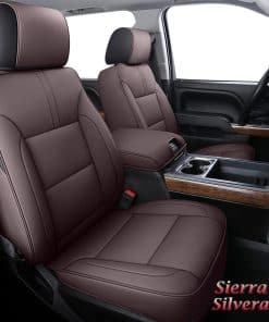 Fundas de Asiento de Cuero para Chevy Silverado,
